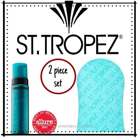 St. Tropez Other - ST. TROPEZ Self Tan Express Bronzing Mousse AND Tanning Mitt~2 piece BUNDLE 🆕